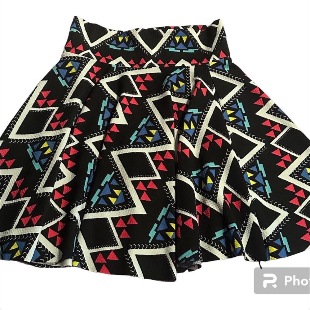 Colorful Vintage Style Skirt